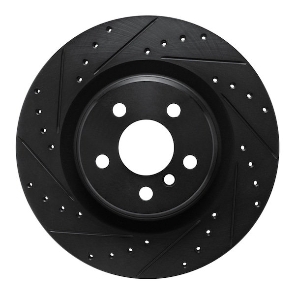 Dynamic Friction Co DFC Brake Rotor - Drilled and Slotted - Black 633-31176L - main