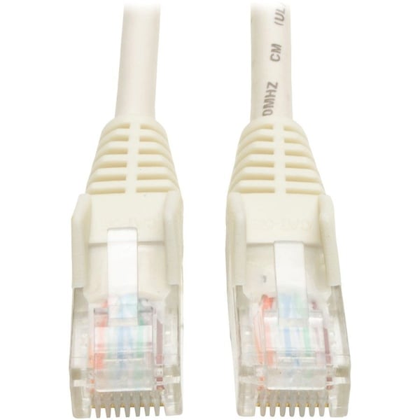 Eaton Tripp Lite Series Cat5e 350 MHz Snagless Molded UTP Ethernet Cable RJ45 M/M, PoE - White, 25 N001-025-WH - main