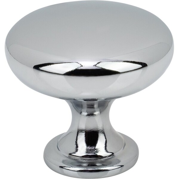 Designperfect 1-3/16 Diameter Round Cabinet Knob, Polished Chrome DPA-R28KPC - main