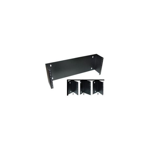 Cable Wholesale Rackmount Hinged Wall Mounting Bracket, 4U, Dimensions: 7 (H) x 19 (W) x 5.8 (D)in. Includes 24 68BP-1004U - main
