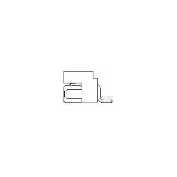 Te Connectivity 2.0 WTB HDR .5 SQ RA SMT 13P 1-1734827-3 - main