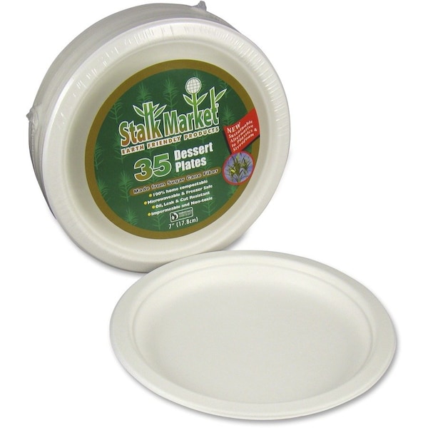 Stalk Market 7 in. Round Plate, 400PK P011R - main