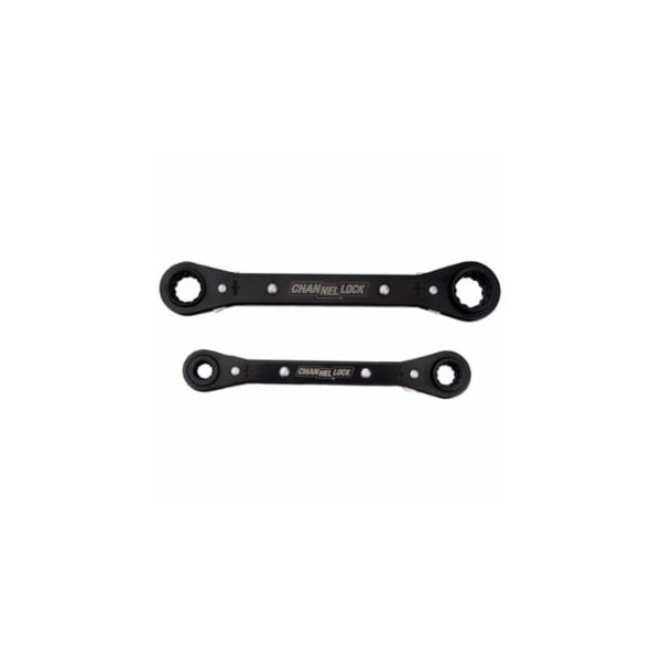 Channellock 2 Pc 4-in-1 Ratcheting Box Wrench Set, Inch 140-841S - main