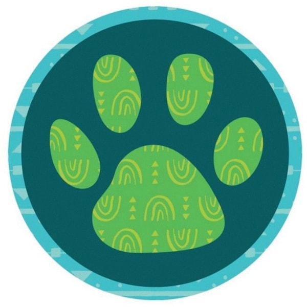 Carson Dellosa Paw Print 5in. Floor Decals Stickers, 20PK 168305 - main