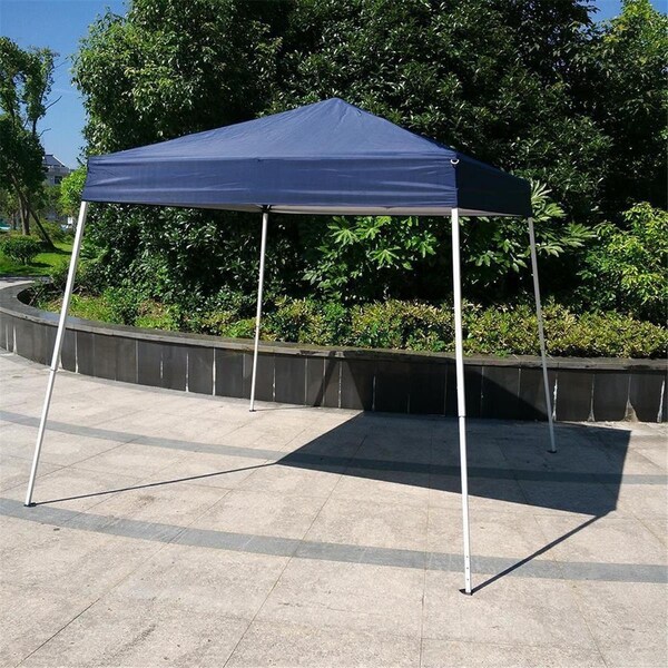 Grilltown 10 x 10 ft. Outdoor EZ Pop Up Tent Gazebo Canopy with Carry Bag - Blue GR422269 - main