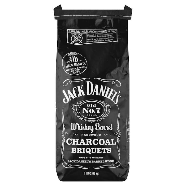 Jack Daniels All Natural Whiskey Barrel Charcoal Briquettes 8 lb 01795 - main
