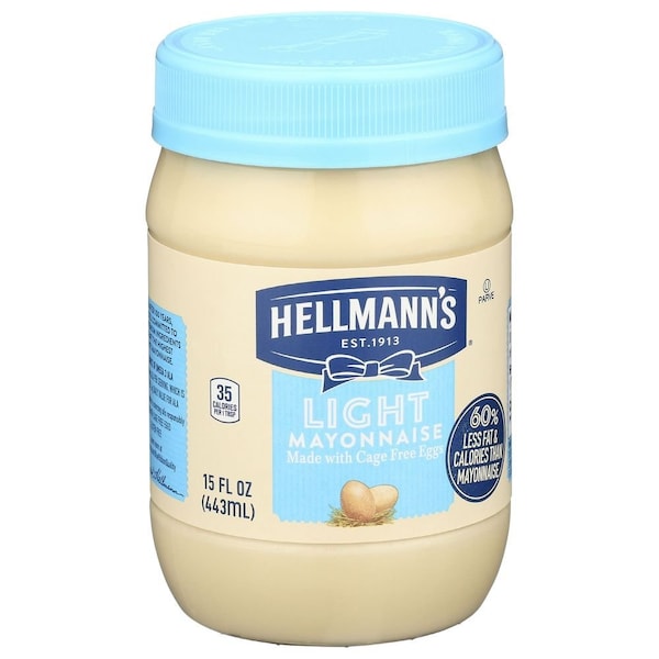 Hellmanns Retail Hellmann's Light Mayonnaise, 15 Ounce, 12PK 48001213449 - main