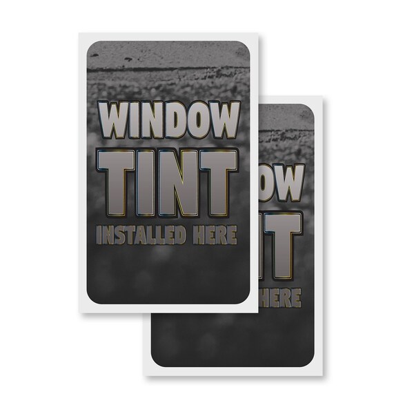 Signmission Window Tint, Vinyl Decals Only 24 Inch x 36 Inch, Vinyl Decal, 2PK DSB-2436-2PACK-30439 - main