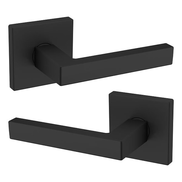 Baldwin Baldwin Preconfigured L023 Lever with R017 Rose Passage Lock with 2-3/8in Backset and Full Lip L023190PASS - main