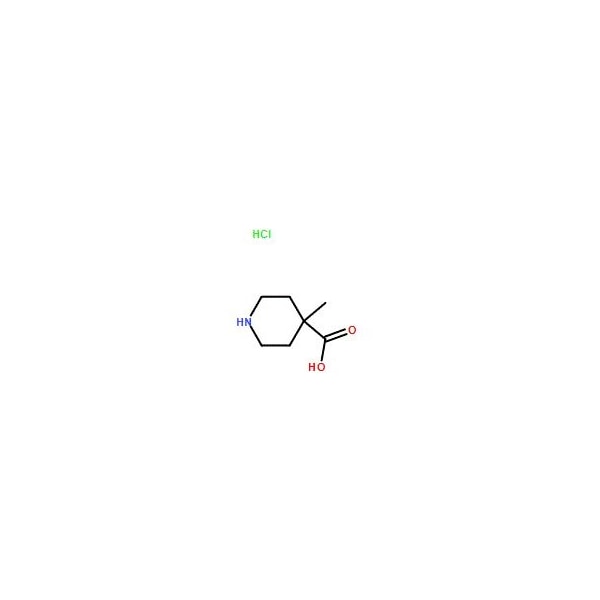 Ak Scientific 4-Methylpiperidine-4-carboxylic acid hydrochloride (5g), CAS 919354-20-4 6211AJ-5g - main