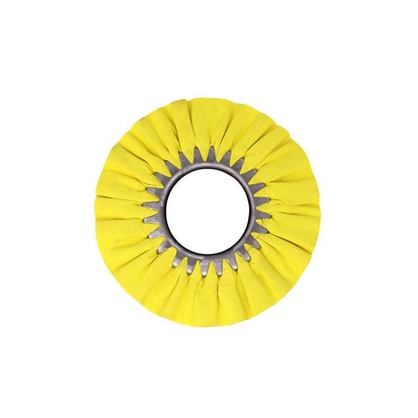 Renegade Products Usa 9 Inch, Yellow, No Center Plate Case Pack Airway Buffing Wheels, Bulk Deal, 5PK FAW9NCPYTX5PAK - main