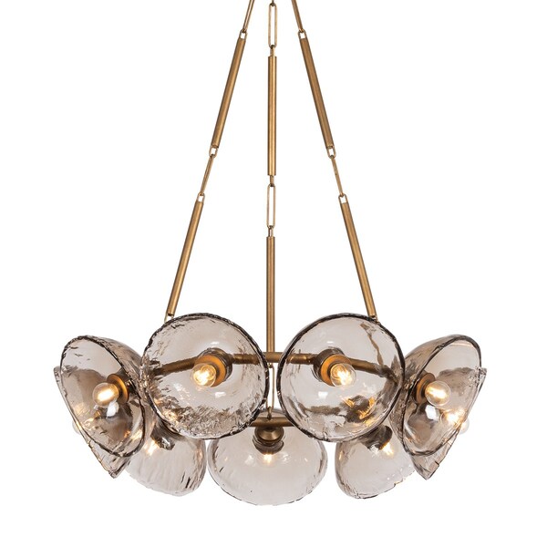 Troy Lighting 1 Light Ben Pendant Vintage Gold Leaf F6722-VGL - main