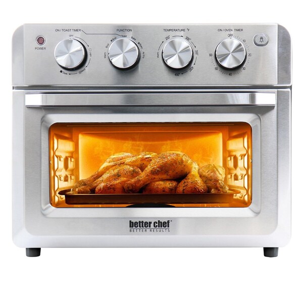Better Chef Do-It-All 20 Liter Convection Air Fryer Toaster Broiler Oven in Silver IM-259AF - main