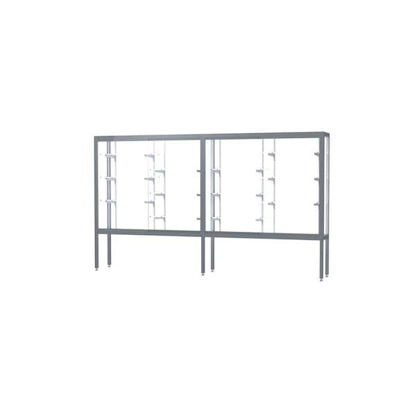 Ghent Display Case 120x66x16, Satin 11410-WB-SN - main