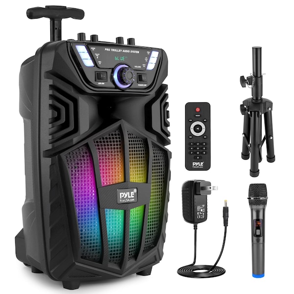 Pyle 480W Portable Bluetooth PA Speaker PPHP822NSM - main