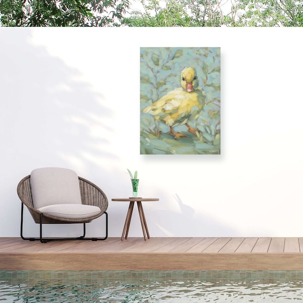 Trademark Fine Art Outdoor Canvas Art Andrea Lavery 'Splish Splash' Wall Art for Patios, or Gardens GRL01315-OC2432WR - main