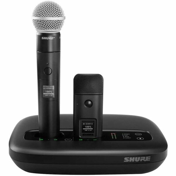 Shure BOUNDARY TRANSMITTER WITH CARDIOID MIC CARTRIDGE, B/W MATRIX LC-DISPLAY USB-C CH MXW6X/C=-Z10 - main