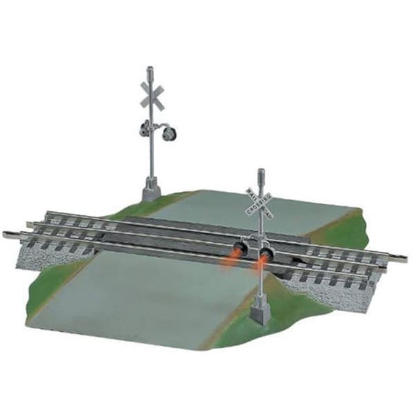 Lionel FasTrack Grade Crossing with Flashers LNL12052 - main