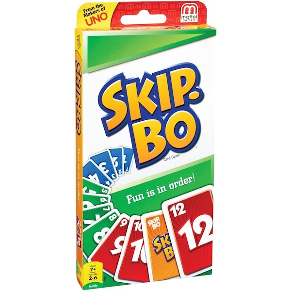 Mattel Skip-Bo Card Game Multicolored 162 pc 42050 - main