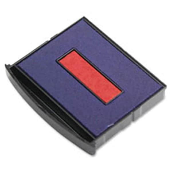 Teachers Tool Consolidated Stamp Mfg., Co. Replacement Pad, 2-Color Dater, Blue-Red TE529574 - main