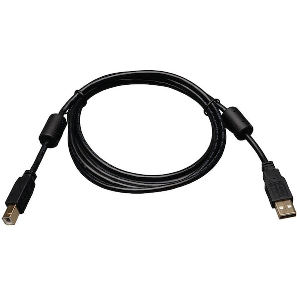 Tripp Lite by Eaton 6-ft. USB2.0 A/B Gold Device Cable with Ferrite Chokes U023-006 - main