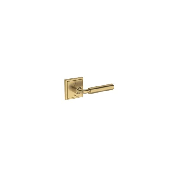Baldwin Residential Door Levers Half Dummy Right Hand Lifetime Satin Brass HDLACSSR044 - main