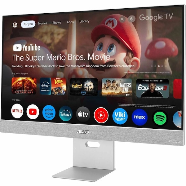 Asus ZenScreen MS27UC 27" Class 4K UHD Smart LED Monitor - 16:9 - Silver MS27UC - main