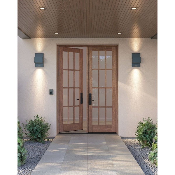 Doornmore G112, 66.5" x 98" ( 2x32" Door) Left Hand, Mahogany SDL 12 Lite Exterior Door G112-SW-3296_2_LI - main