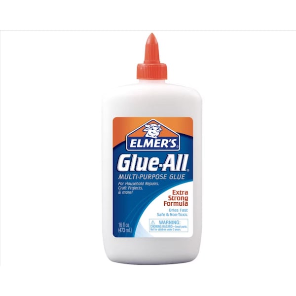 Elmers Elmer's Glue-All High Strength Polyvinyl acetate homopolymer Clear All Purpose Adhesive 16 oz E1321 - main