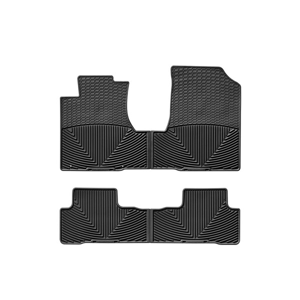 Weathertech Black, Front and Rear All Weather Floor Mats WTHB161162 - main