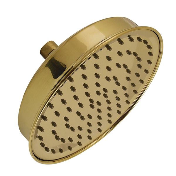 Kingston Brass 8" Round Raindrop Brass Shower Head, Brushed Brass K324A7 - main