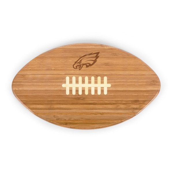 Picnic Time Family Of Brands NFL Philadelphia Eagles - Touchdown! Football Cutting Board & Serving Tray 896-00-506-243-2 - main