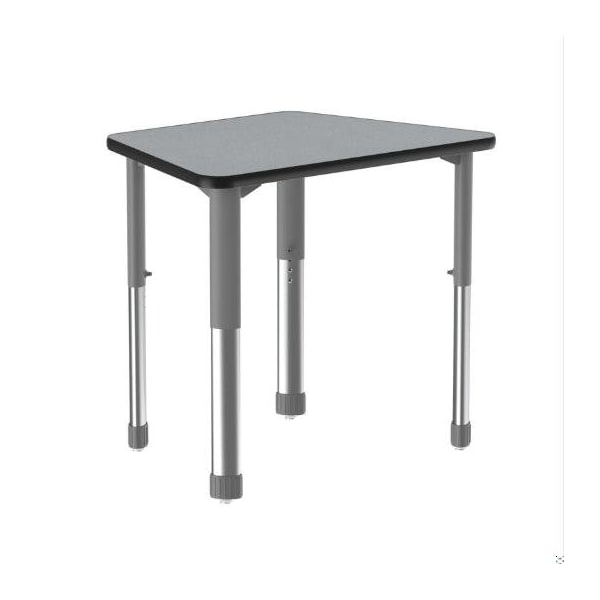 Correll Trapezoid 32 in W, 22 in L, 25 in to 35 in H, Particleboard, Gray Granite AD2232TF-TRP-15-13-09 - main