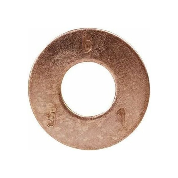Dottie Flat Washer, For Screw Size 3/8" , Silicon Bronze 100 PK FWBZ38 - main