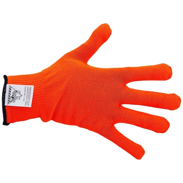 Workhorse Color-Coded Cut-Resistant Hand Protection Gloves, FDA-Compliant, A8, 13 Gauge WH A513-ORG-3XL - main