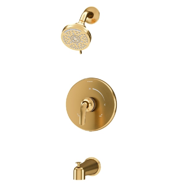 Symmons Elm Single Handle Wall Mounted Tub and Shower Trim Kit with Diverter Lever (Valve Not Included) 5592BBZ15TRM - main