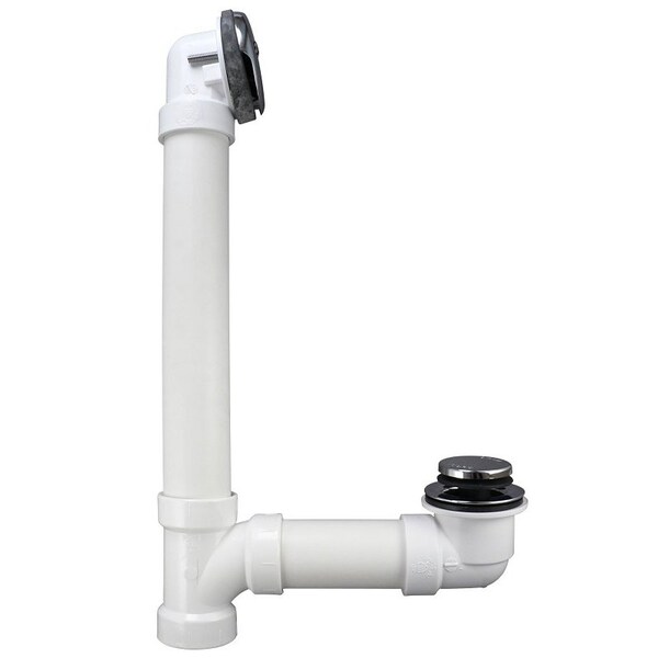 Kenney Mfg Plumb Pak Bath Drain Assembly, PVC, Chrome 630LAPVC - main