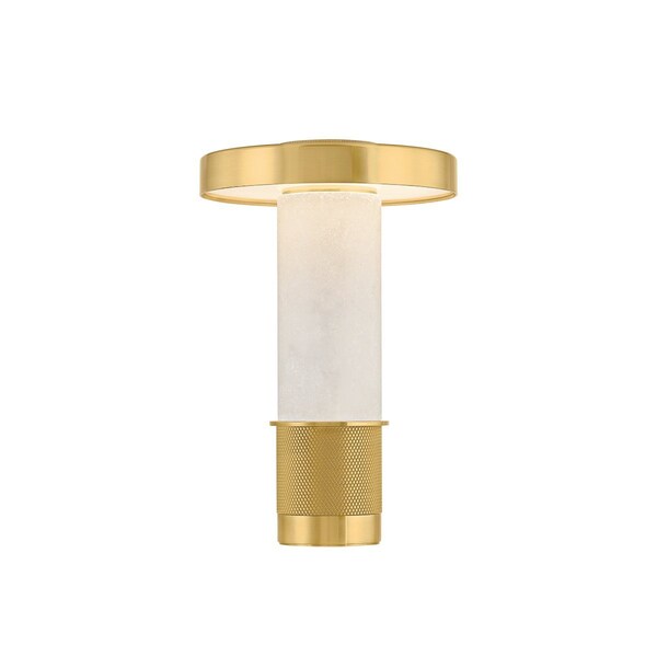 Hudson Valley Lighting Sefton 6.25 in. Rechargeable Table Lamp Aged Brass L7621-AGB - main