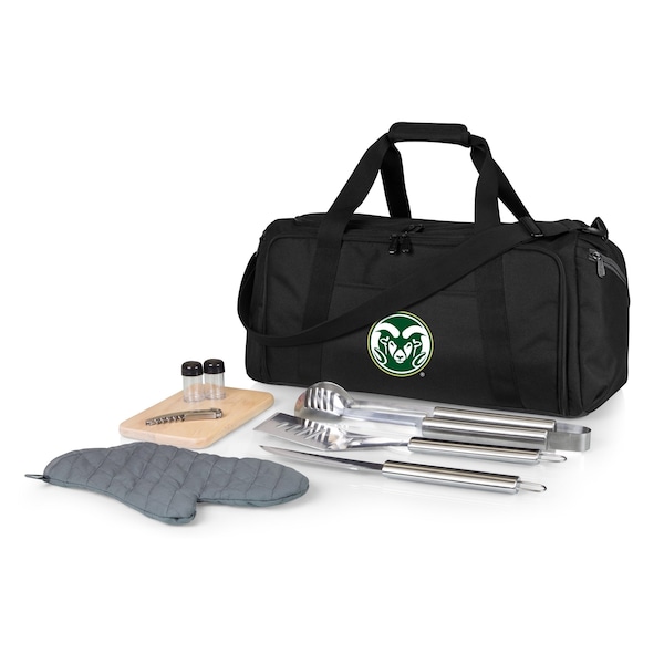 Picnic Time Family Of Brands NCAA Colorado State Rams BBQ Kit Grill Set & Cooler, BBQ Accessories 757-06-175-134-0 - main
