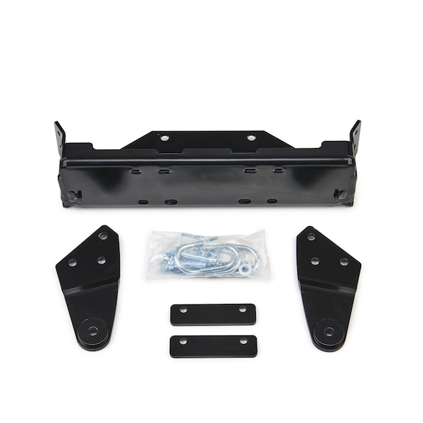 Warn Snow Plow Front Mounting Kit with Bracket and Hardware Black 86142 - main