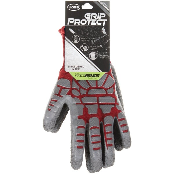 Boss Grip Protect Mens Medium/Large Coated Glove with Micro Armor B32061-WML - main