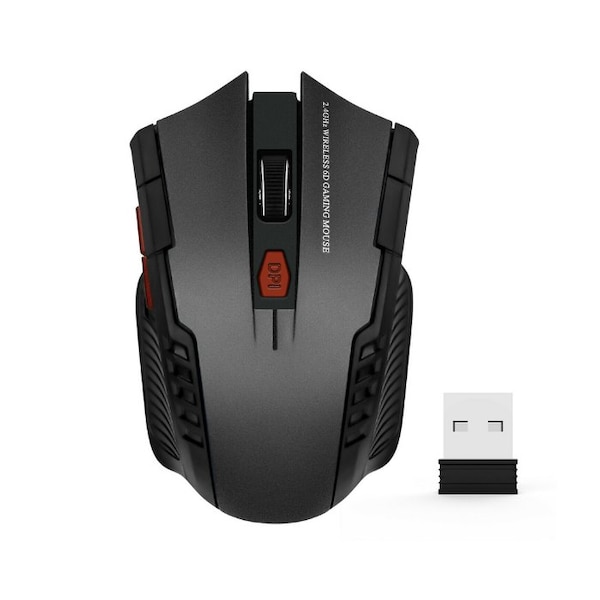 Sanoxy 2.4GHz Wireless Gaming Mouse USB Receiver Optical BG-373440895677-BK - main