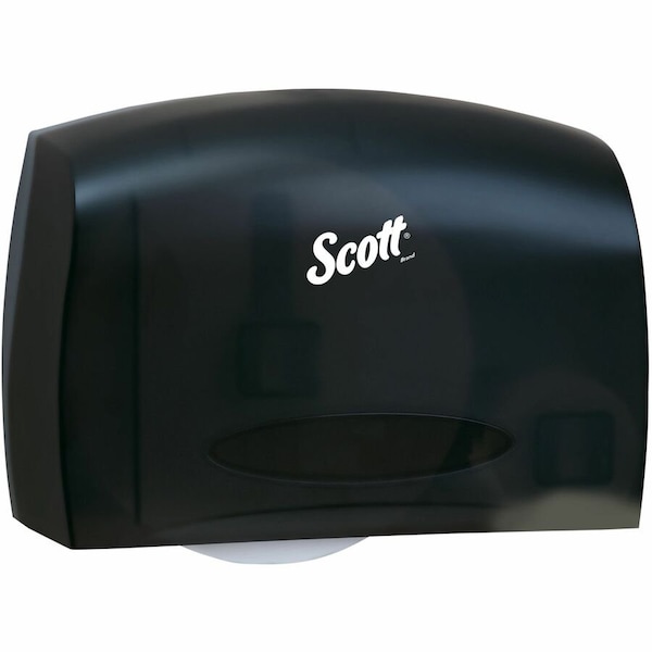 Scott Essential Coreless Jumbo Roll Toilet Paper Dispenser (09602), Black, 14.25" x 9.75" x 6.00" (Qty 1) 09602 - main