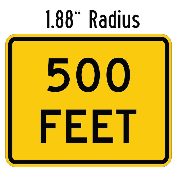 Sign Solutions Usa Traffic Sign, 24 in Width, Aluminum Sign, Horizontal Rectangle DUS06DFO2418W16-2P - main