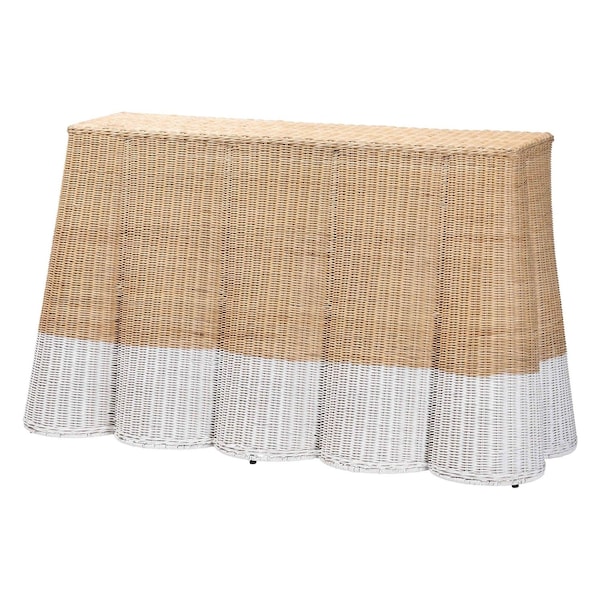 Bali & Pari Palm Natural Rattan Console Table 269-14571-ZORO - main