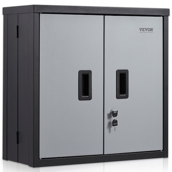 Vevor Foldable Wall Cabinet Garage Cabinet Wall Mounted 26" Small Cabinet 240LBS FWC26 - main