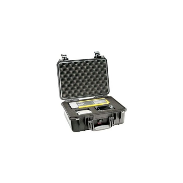 Pelican Products Pelican 1450 Watertight Medium Case With Foam 14-11/16" x 13" x 6-13/16", Black 1450-000-110 - main