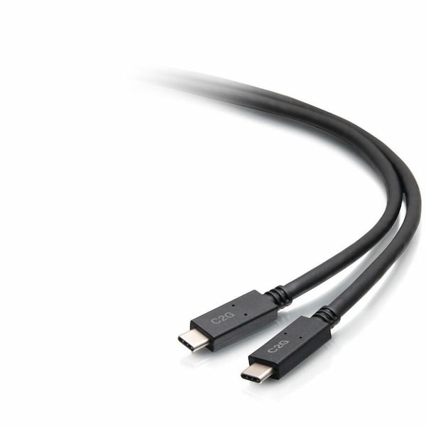 C2G 6.5ft (2m) USB-C Male to USB-C Male Cable (20V 3A) - USB 3.2 Gen 1 (5Gbps) C2G28883 - main