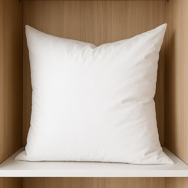 Homeroots 24" White Cotton Down Blend Throw Pillow Insert 608276 - main