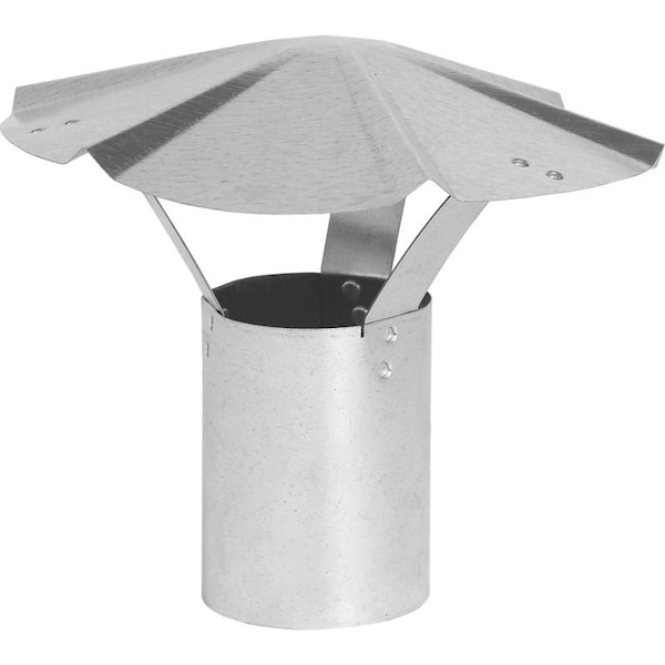Imperial Mfg Roof Rain Cap Galv 4"30G GV0587 - main